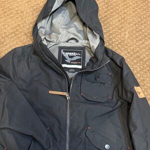 Hawke & Co Black Kids Raincoat with Hood